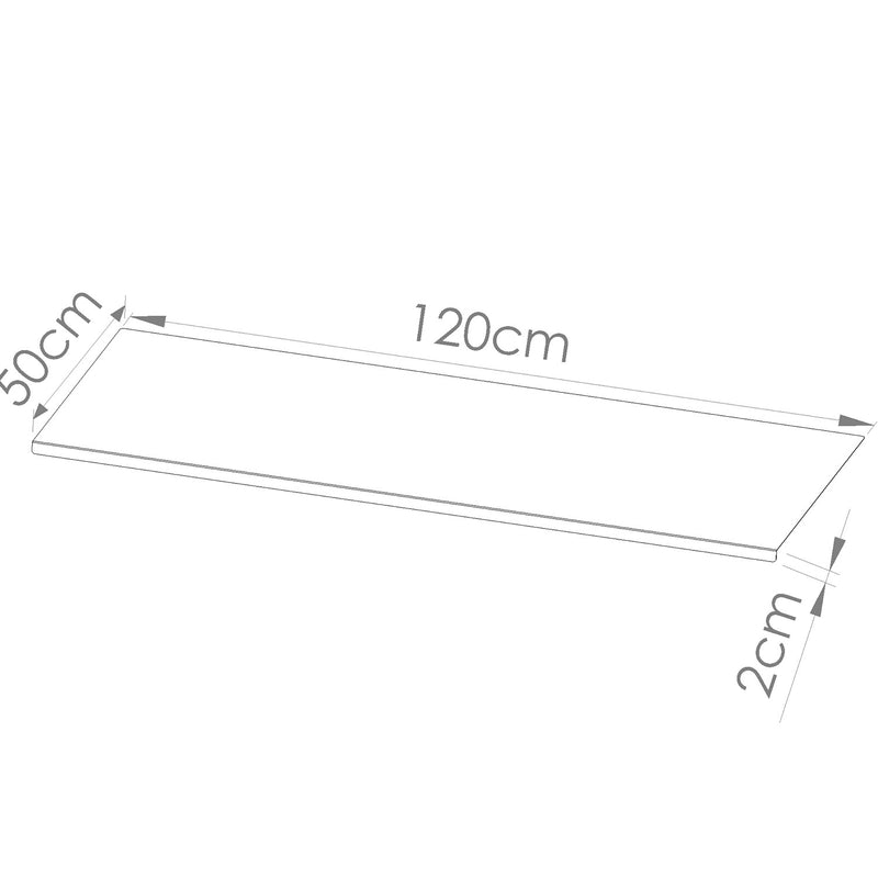 Tagliere Spianatoia per Alimenti Professionale 120x50 AISI 304  -4