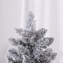 Albero di Natale Artificiale Innevato 180 cm 329 Rami e Luci LED Bianco Caldo Verde -4