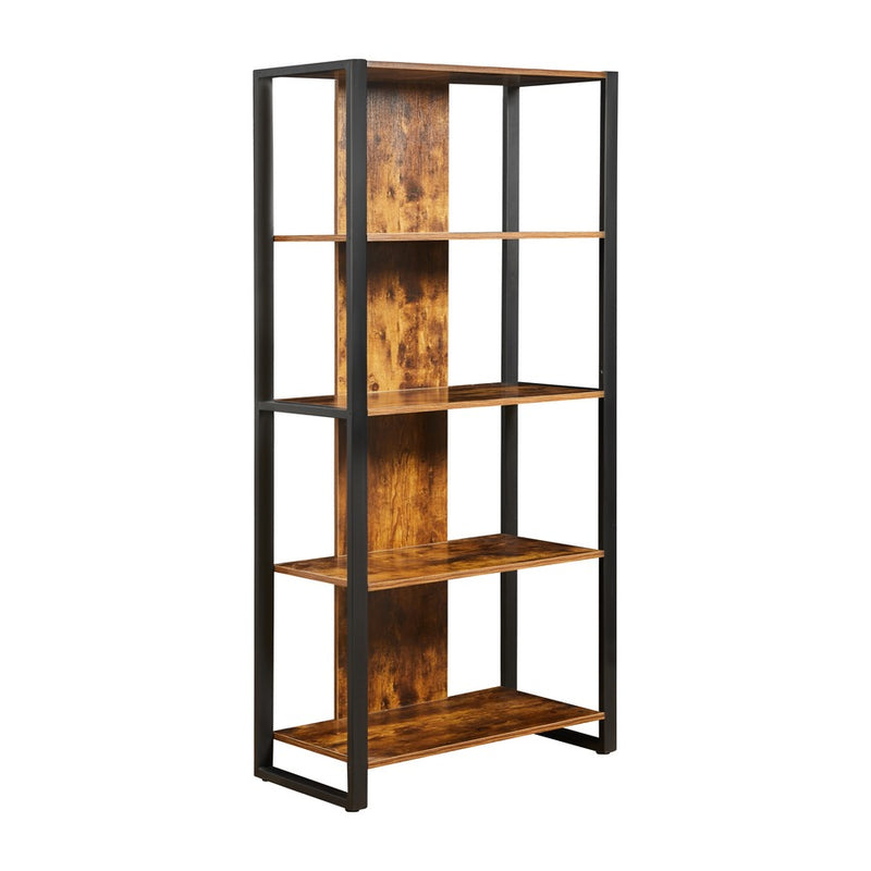 Libreria industrial 5 ripiani 94x45x200 cm Struttura in metallo-1