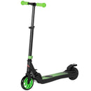 Monopattino Elettrico Pieghevole per Bambini Altezza Regolabile 75-80 cm Nero e Verde  -1