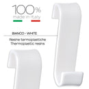 Appendino Bagno Termoarredo 11,7x3,2x6,7 cm Bianco Bonussi-3