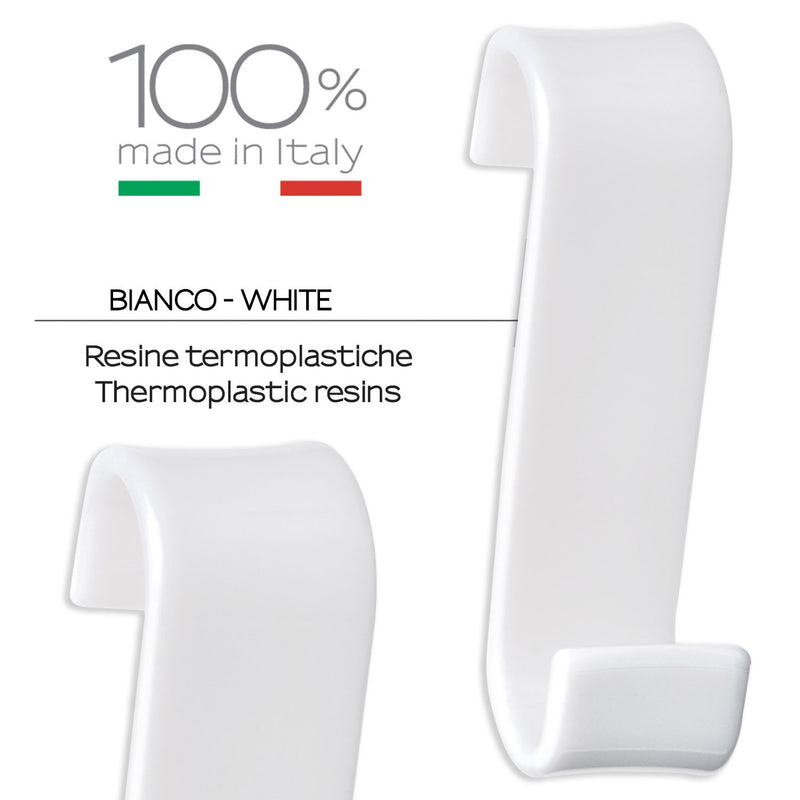 Appendino Bagno Termoarredo 11,7x3,2x6,7 cm Bianco Bonussi-3