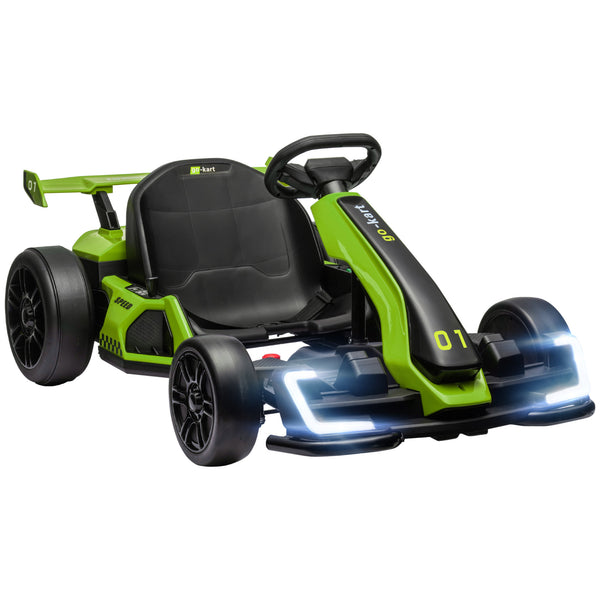 prezzo Go Kart Elettrico per Bambini 24V 12km/h con Seggiolino Regolabile Verde