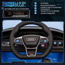 Macchina Elettrica per Bambini Licenza Audi RS con Telecomando Blu e Nero  -5