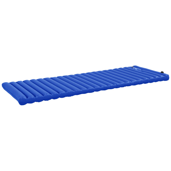 online Materasso Gonfiabile Singolo con Pompa a Pedale Incorporata 195x70x10 cm in Plastica 190T Blu