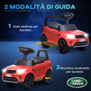 Macchina Elettrica per Bambini Licenza Land Rover Discovery 6V Velocità 3km/h Rosso -4