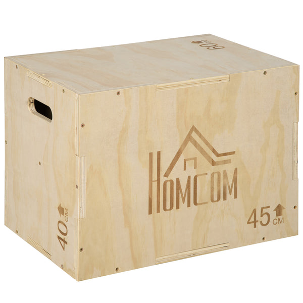 Plyo Box 3 Altezze 45x40x60 cm in Legno di Faggio prezzo