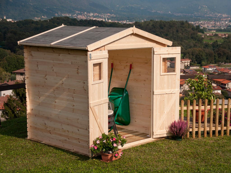 Casetta Box da Giardino per Attrezzi 200x250 cm in Legno Greta-1