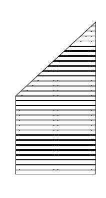 Pannello Sinistro Frangivista da Giardino 90x170/87H cm Delux in Legno-3