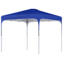 Gazebo Pieghevole 2.5x2.5 m con Altezza Regolabile Sacchetti di Sabbia e Borsa con Ruote Blu-1