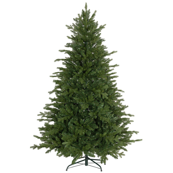 Albero di Natale Artificiale 180 cm 1821 Rami Base in Metallo Verde sconto