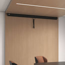 Telo Proiettore 120" Regolabile con Montaggio a Soffitto e Parete Formato 4:3 244x8,6x183cm Bianco e Nero-8