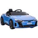 Macchina Elettrica per Bambini Licenza Audi RS con Telecomando Blu e Nero  -1