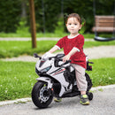 Moto Elettrica per Bambini con Licenza Honda CBR 1000RR 6V Velocità 3km/h Bianco  -2