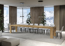 Tavolo Allungabile 200/460x90x77 cm Roxell Premium Quercia Natura  -4