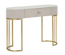 Console Montpellier Crema 100x40x75 cm in Ferro Legno -1