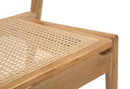 Set 2 Sedie Japan 56x76x53 cm in Legno e Rattan Marrone-4