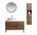 Mobile Bagno Sospeso 120 cm Lavabo Specchio e 1 Pensile Paris-1