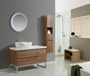 Mobile Bagno Sospeso 120 cm Lavabo Specchio e 1 Pensile Paris-3