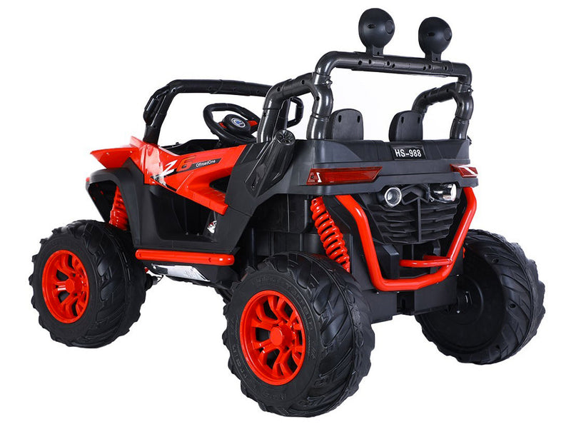 Macchina Elettrica per Bambini 2 Posti 12V Thunder Rosso-6