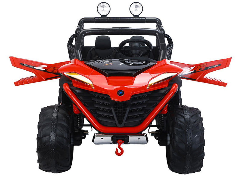 Macchina Elettrica per Bambini 2 Posti 12V Thunder Rosso-7