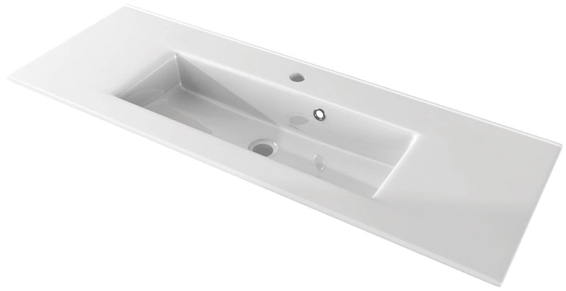 Mobile Bagno Sospeso 100 cm Lavabo e Specchio Tavassi Urano Grigio Talpa Opaco-5