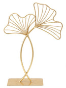 Scultura Leaf Glam 25x8,5x35 cm in Ferro Oro-1