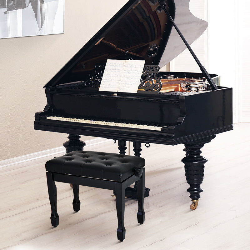 Panca Sgabello per Pianoforte Imbottita Pieghevole con Altezza Regolabile  Nero 39x29x51 cm – acquista su Giordano Shop