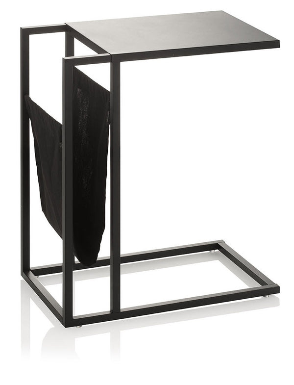 prezzo Tavolino 46x28,4x56,6 cm con Tasca in Metallo Nero