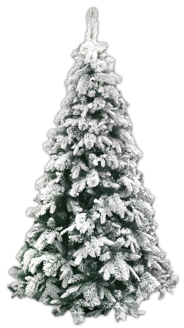 Albero di Natale Artificiale Innevato Apertura Ramo/Ramo Nevada Verde Varie Misure online