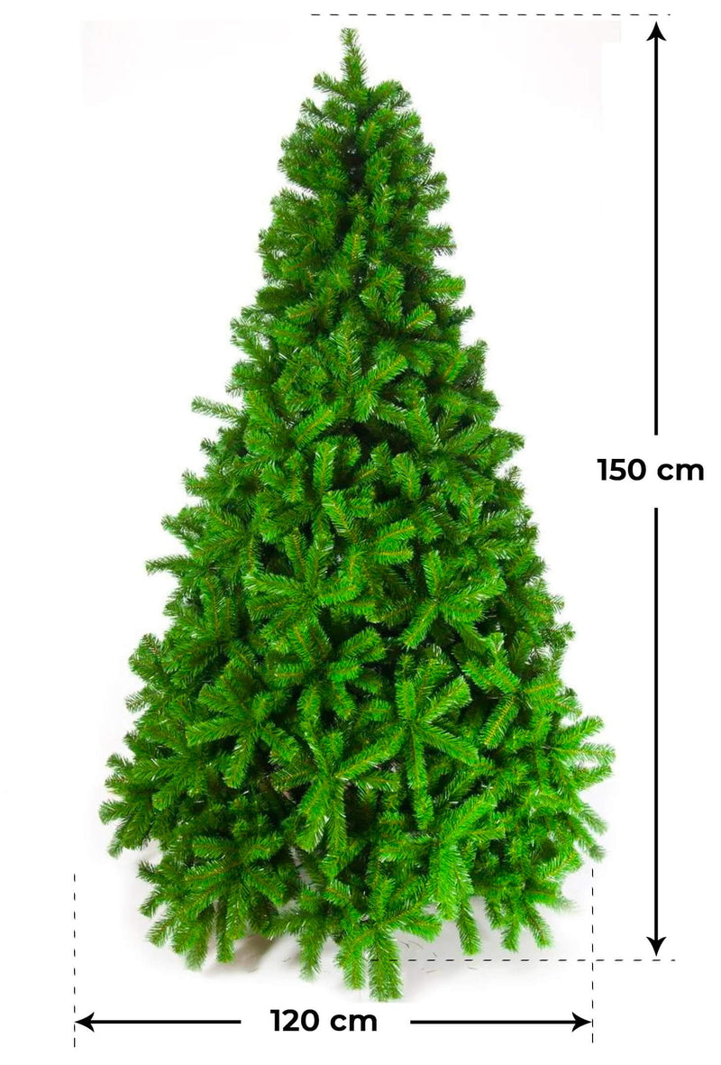 Albero di Natale Artificiale Apertura ad Ombrello Himalaya Verde Varie Misure-2