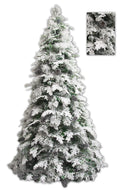 Albero di Natale Artificiale Innevato 272 Rami con Pigne Andover Verde Varie Misure-2