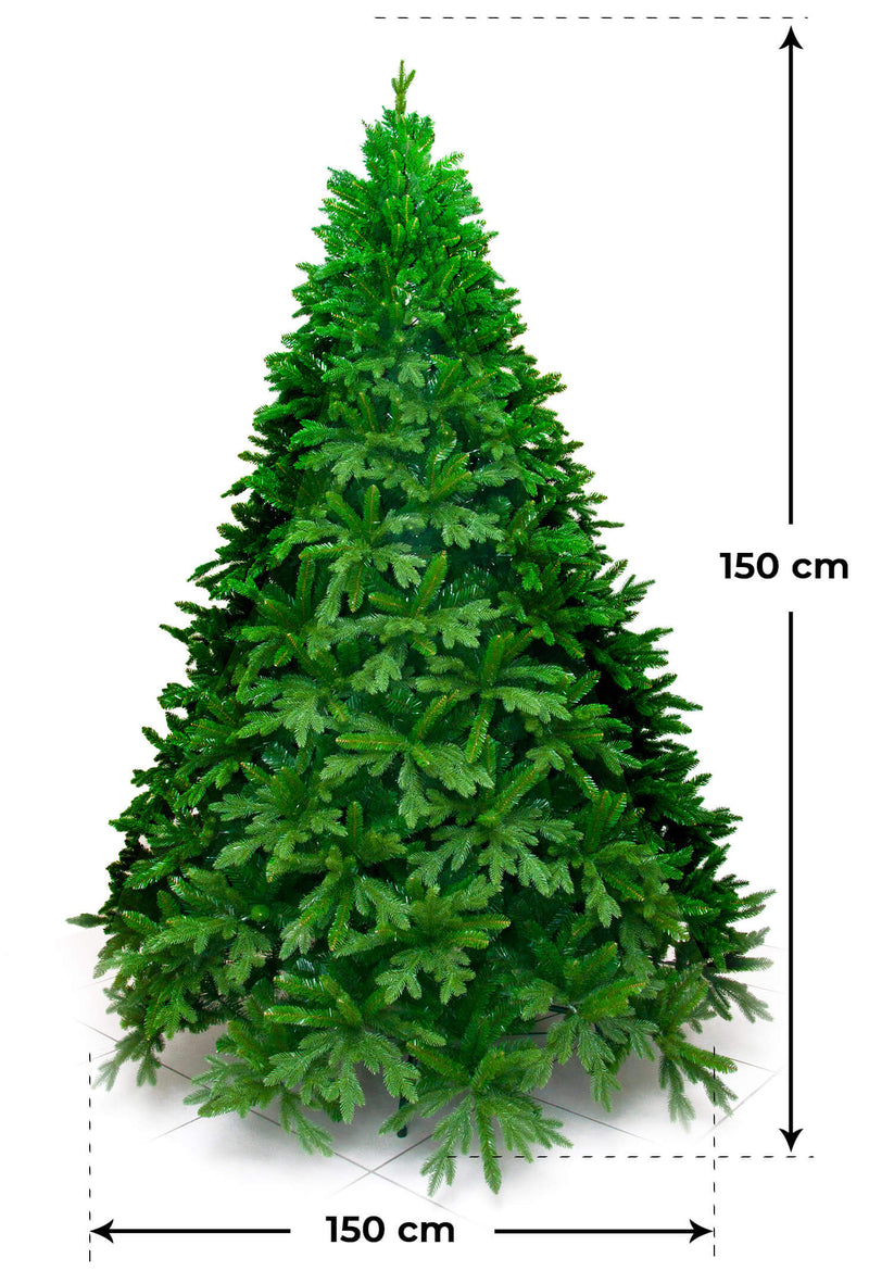 Albero di Natale Artificiale Apertura ad Ombrello Ontario Verde Varie Misure-2