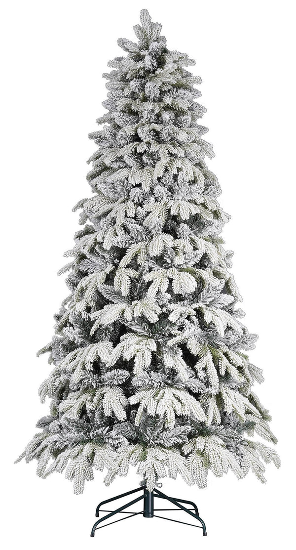 Albero di Natale Artificiale Innevato Apertura ad Ombrello Monviso Verde Varie Misure prezzo