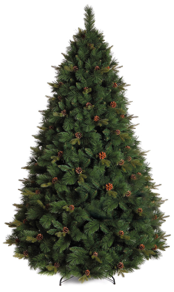 sconto Albero di Natale Artificiale Apertura ad Ombrello Natural Pine Verde Varie Misure