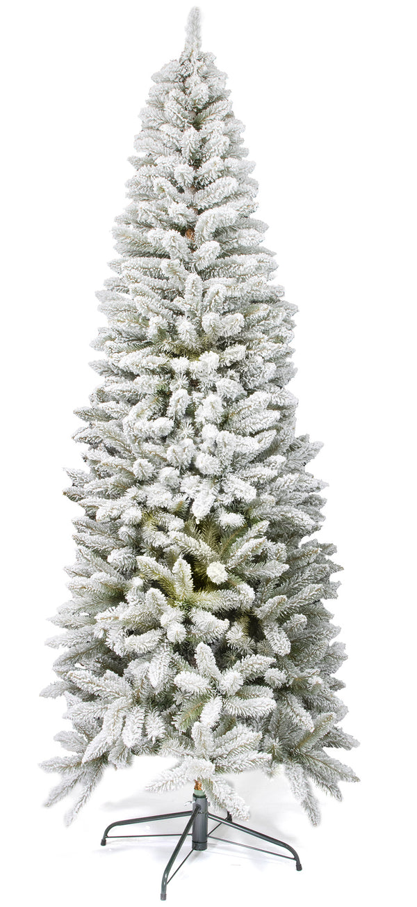 acquista Albero di Natale Artificiale Innevato Apertura ad Ombrello Kentucky Thai Verde Varie Misure