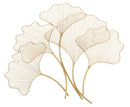 Pannello Glam Leaf 79x5x68 cm in Ferro Oro-1