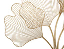 Pannello Glam Leaf 69x5x62 cm in Ferro Oro-3