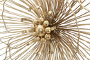 Pannello Flower Stick 58,5x7,5x55 cm in Ferro Oro-3