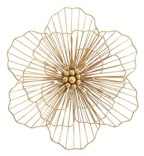 Pannello Flower Stick 45x7,5x42 cm in Ferro Oro acquista