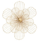 Pannello Flowery Stick 60x8x54 cm in Ferro Oro-1