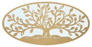 Pannello Albero della Vita Mirror 120x2x60 cm in Ferro MDF e Specchio Oro-1