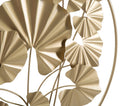 Pannello da Muro Round Leaf 59x3,9x62,75 cm in Ferro Oro-2