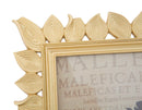 Cornice Leaf Glam 28,5x1,8x34 cm in Resina Oro-4