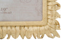 Cornice Glam Petalo 28x1,8x33 cm in Resina Oro-4