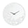 Orologio Bianco Heart Ø55x4 cm in Ferro MDF e Specchio Bianco