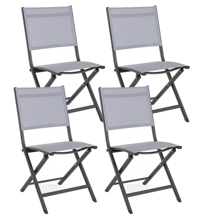 Set da 3 pezzi di sedia pieghevole da interno > Blu