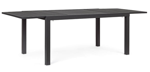 Tavolo da Giardino Allungabile 160/240x90x75 cm in Alluminio Hilde Antracite prezzo