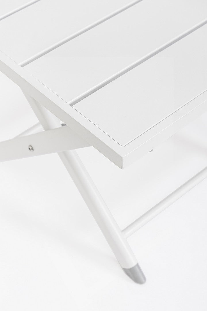 Tavolino da Salotto 44x43x36 cm in Alluminio Taylor Bianco – acquista su  Giordano Shop