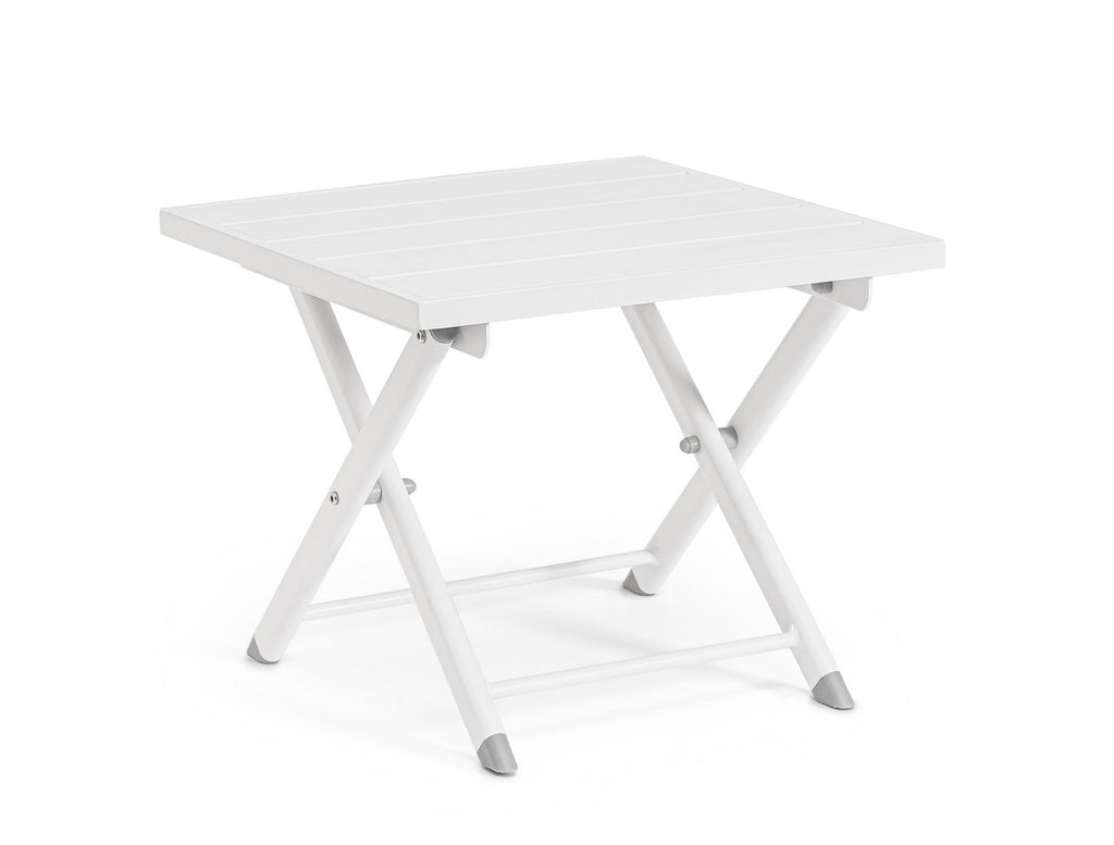 Tavolino da Salotto 44x43x36 cm in Alluminio Taylor Bianco – acquista su  Giordano Shop